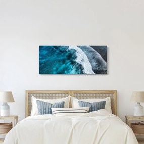 Kép - Hullámok a tengeren (120x50 cm)