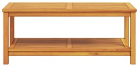 Dohányzóasztal 110x55x45 cm Tömör akácfából