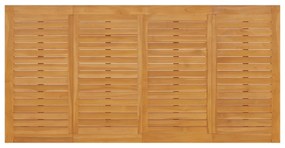 tömör tíkfa Batavia asztal 200 x 100 x 75 cm