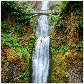 Poszterek 30x30 Trópusi vízesés Hegyek