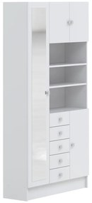 Fehér fürdőszoba szekrény 90x182 cm Combi – TemaHome