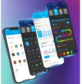 Govee - Neon SMART hajlítható LED szalag RGBIC 2m Wi-Fi IP67