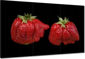 Vászonkép 120x80 Nagy érett eper