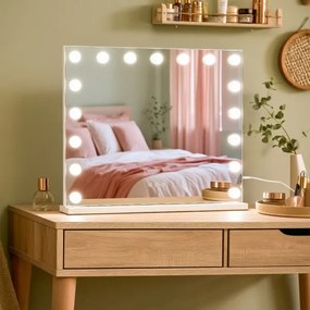 BRILAGI - LED dimmelhető sminktükör HOLLYWOOD LED/15W/230V 60x50 cm fehér