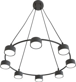 Emibig modern függeszték starlit fekete emi1372/8