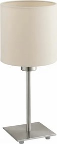 Eglo - LED asztali lámpa TUNJA 1xE27/60W/230V krémszínű
