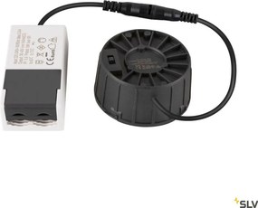 SLV 1007508 DOWNLIGHT Kültéri Mennyezetbe Építhető Lámpa Fekete LED IP54