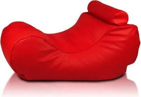 Babzsák nyugágy XL öko-bőr TiaHome - Piros