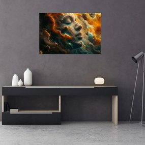 Kép - Arc az űrben (90x60 cm)