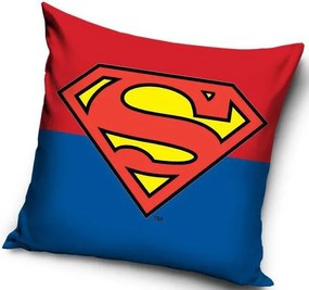 Superman párnahuzat 40x40 cm piros-kék