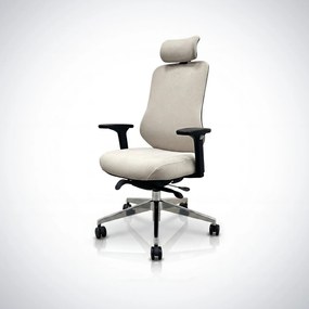 Ergonomikus irodai szék világos bézs AXIS