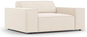 Bézs bársony fotel Jodie – Micadoni Home
