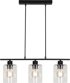 Beltéri függeszték e27 3x40w matt fekete miroslaw