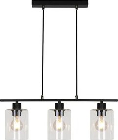 Rabalux beltéri függeszték e27 3x40w matt fekete miroslaw