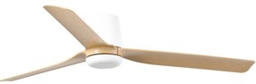FARO 33829-Mennyezeti ventilátor PUNT TUB M barna/fehér átm. 130 cm + távirányítás