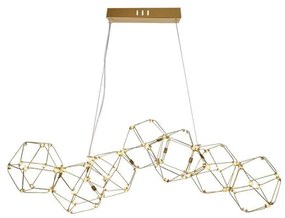 LED Csillár zsinóron LED/28W/230V 3000K arany