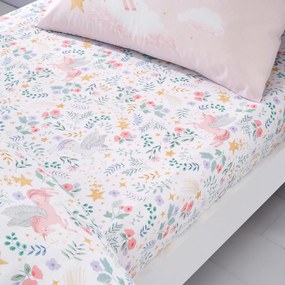 Gumis egyszemélyes gyerek lepedő 90x190 cm Fairytale Unicorn – Catherine Lansfield