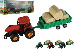 Teddies Traktor lendkerekes utánfutóval 30 cm 1 db (mix)