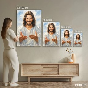 DUBLEZ | Színes fa kép - Jézus hív téged