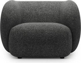 Sötétszürke fotel Kate – Micadoni