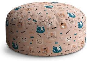 Circle zsámoly színes cicák, bézs