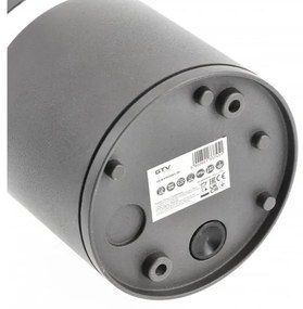 Lámpa Mennyezeti lámpatest RIVEN, aluminium, 102x120, IP54, MAX.35W, kör, grafit