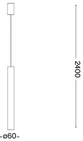 Ideal Lux - LED Csillár zsinóron 1xGU10/7W/230V CRI90 réz