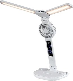 Rabalux 74030 - NOVILO LED dimmelhető asztali lámpa ventilátorral LED/7W/5V