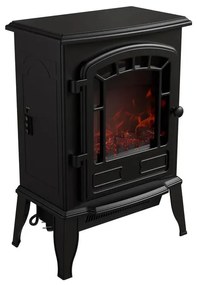 Juskys 2000W elektromos kandalló – fekete