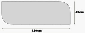 Arni Black tükör 40 x 120 cm