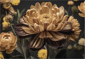 Fotótapéta Flizelin a Hálószobába Nappali Virágos elegancia 208x146 Ragasztó