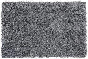 Fekete és fehér hosszú szálú szőnyeg 200 x 300 cm CIDE Beliani