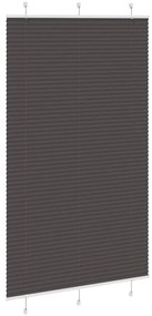 pliszírozott redőny fekete 120x200 cm szövetszélesség 119,4 cm