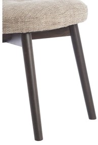 Bézs kárpitozott étkezőfotel szett 2 db-os Sinosa – Light &amp; Living