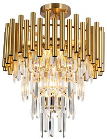 MILAGRO ML8806 MADISON Kristály Mennyezeti Lámpa Arany E14 IP20