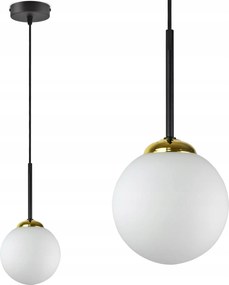 Függőlámpa Mennyezeti Csillár Fekete Arany Gömb