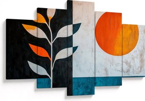 Kép - Növény és nap absztrakciója (150x105 cm)