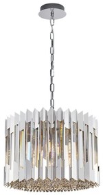 Kristály csillár láncon RITZ 7xE14/40W/230V króm