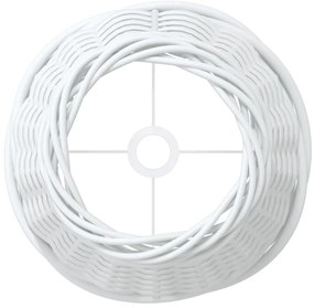 fehér fonott lámpaernyő Ø15 x 12 cm