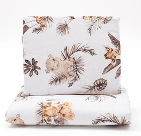 Kétoldalas együttes Velvet és pamut New Baby babakocsiba Safari