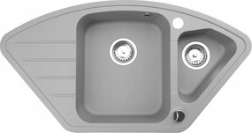 Gránit Mosogató Merkúr sarok mosogató másfélkamrás sarok