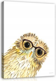 Vászonkép Lányok Gyerekszobába Állatok Bagoly 100x70