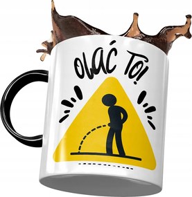 Bögre Fekete Vicces Lebegő Ajándék Nyomtatott Fotóval