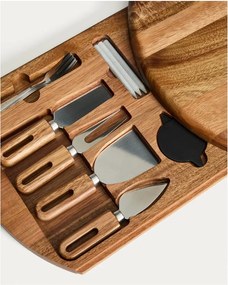 Fa vágódeszka sajtokhoz 46 x 36 cm Blera – Kave Home