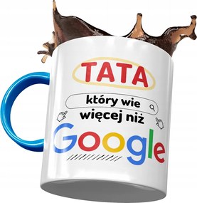 Kék Bögre Apának Apák napjára Ajándék Nyomtatott Fotóval