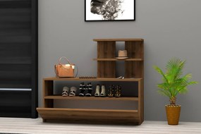 Cipőtároló Airy - Walnut