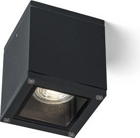 RENDL KEIG mennyezeti lámpa fekete 230V LED GU10 8W IP65