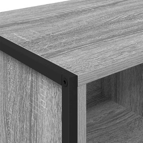 Széf fiókkal 2 pcs Szürke Sonoma 81 x 36 x 150.5 cm Faanyag