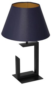 Luminex Asztali lámpa 1xE27/60W/230V 45 cm kék/arany LU3399