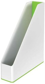 Iratpapucs, műanyag, 73 mm, kettős színhatású, LEITZ Wow, zöld (E53621054)